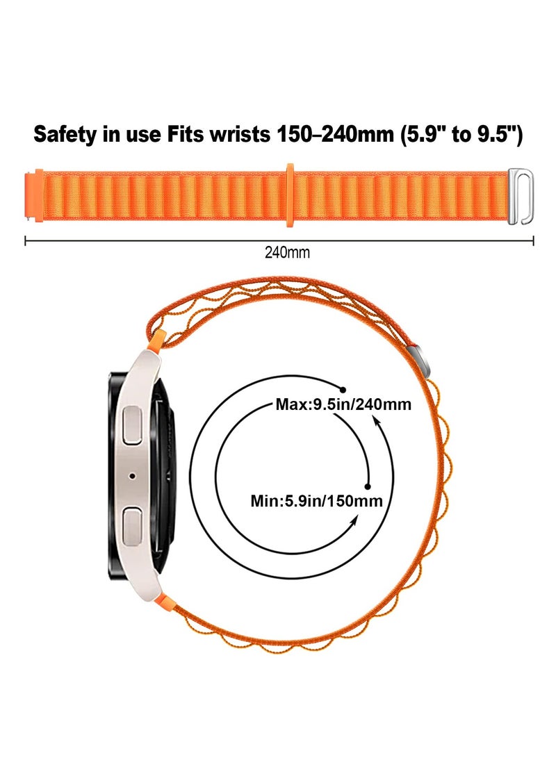 20mm Watch Straps Compatible with Samsung Galaxy Watch 6 Classic 47mm 43mm Galaxy Watch 6/5/4 40mm 44mm/Galaxy Watch 5 Pro Sport Nylon Strap Amazfit GTS 4 Quick Release Strap - Image 5